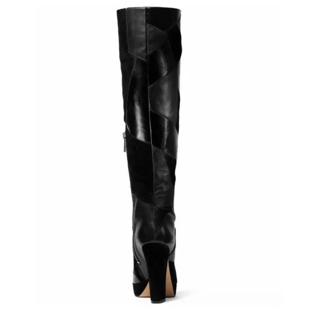 NEW Michael Kors Hanya Patchwork Boots - 9.5 - Picture 3 of 4